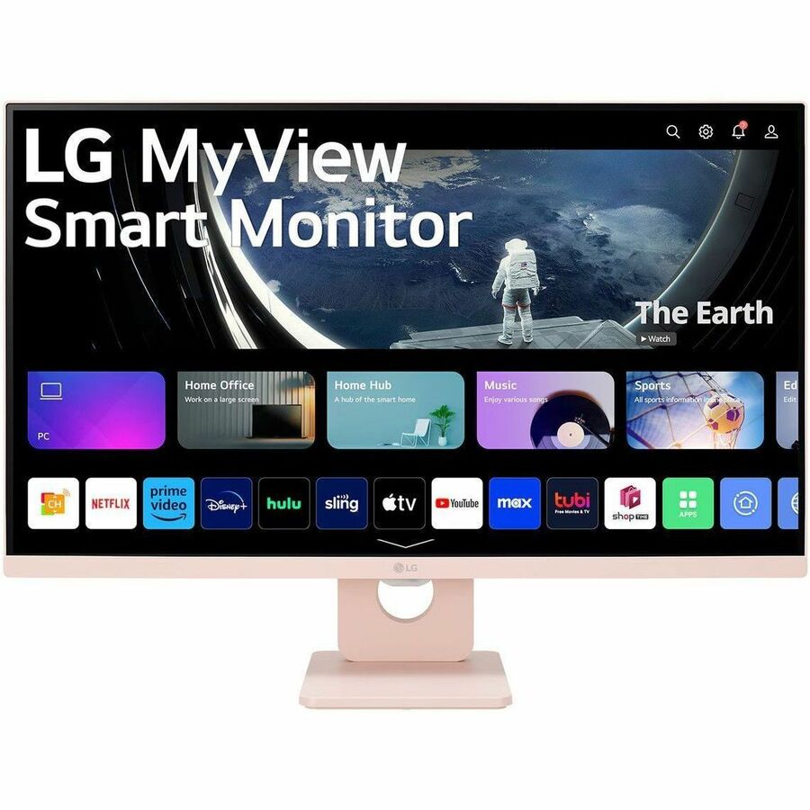 LG MyView 27SR50F-P 27" Class Full HD Smart LCD Monitor - 16:9 - Pink 27SR50F-P