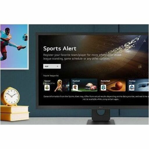 LG MyView 32SR50F-B 32" Class Full HD Smart LCD Monitor - 16:9 - Black 32SR50F-B