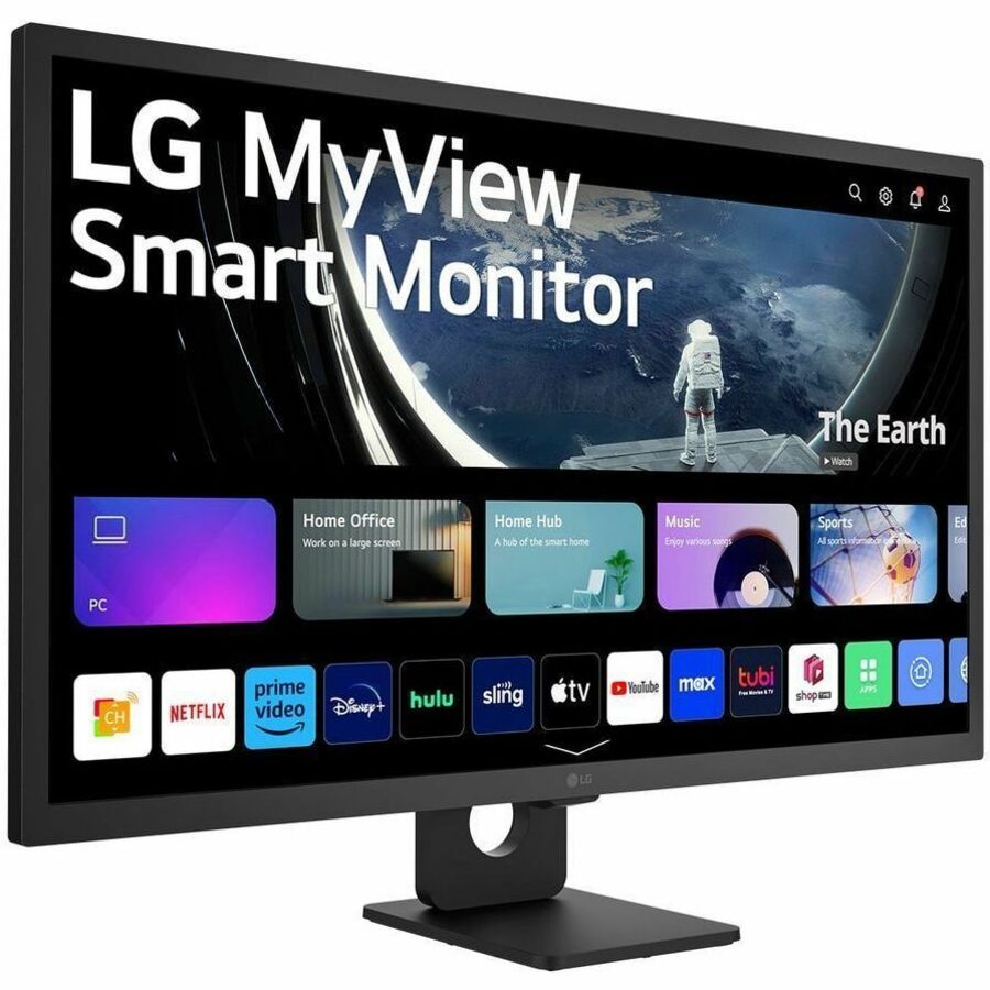 LG MyView 32SR50F-B 32" Class Full HD Smart LCD Monitor - 16:9 - Black 32SR50F-B