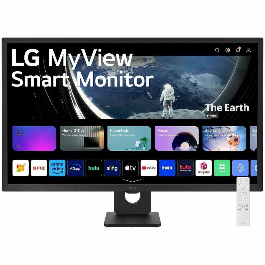 LG MyView 32SR50F-B 32" Class Full HD Smart LCD Monitor - 16:9 - Black 32SR50F-B