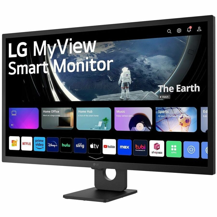 LG MyView 32SR50F-B 32" Class Full HD Smart LCD Monitor - 16:9 - Black 32SR50F-B