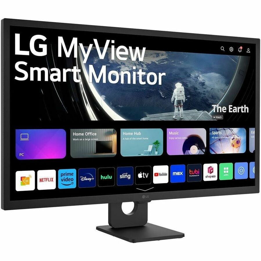 LG MyView 32SR50F-B 32" Class Full HD Smart LCD Monitor - 16:9 - Black 32SR50F-B