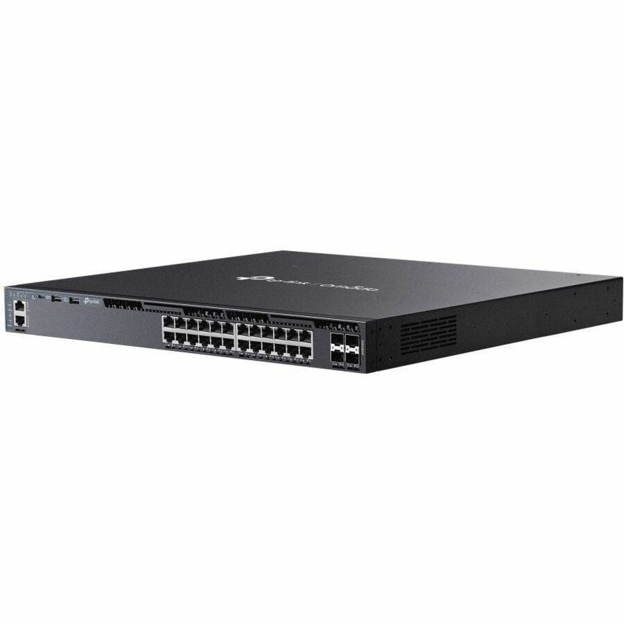 TP-Link Omada 24-Port Gigabit Stackable L3 Managed PoE+ Switch with 4 10G Slots SG6428XHP