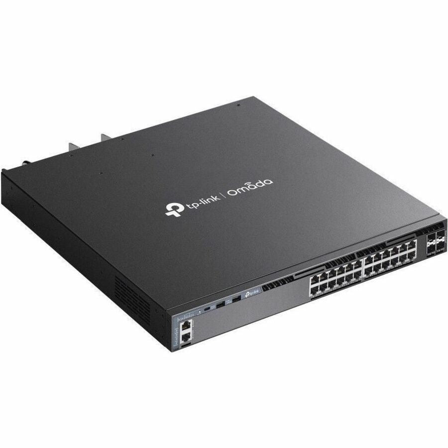 TP-Link Omada 24-Port Gigabit Stackable L3 Managed PoE+ Switch with 4 10G Slots SG6428XHP