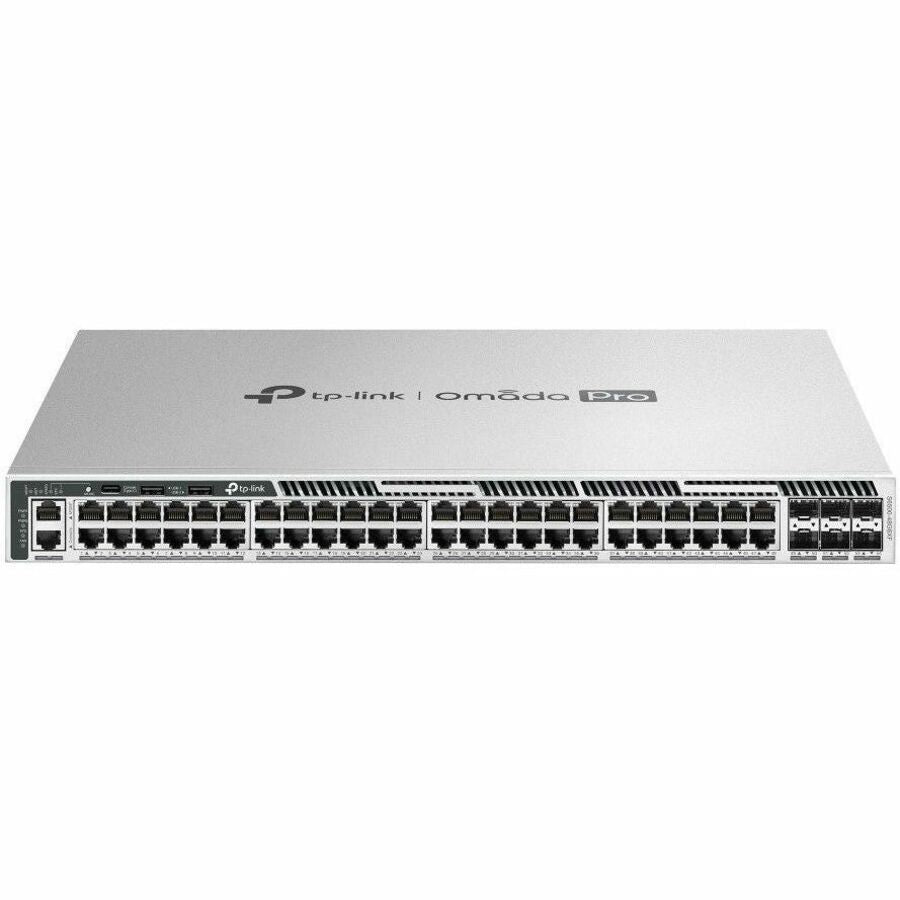 TP-Link Omada Pro 48-Port Gigabit Stackable L3 Managed Switch with 6 10G Slots S6500-48G6XF