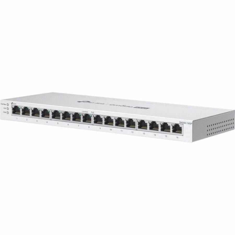 TP-Link Omada Pro 16-Port Gigabit Smart Switch with 8-Port PoE+ S4500-16GP