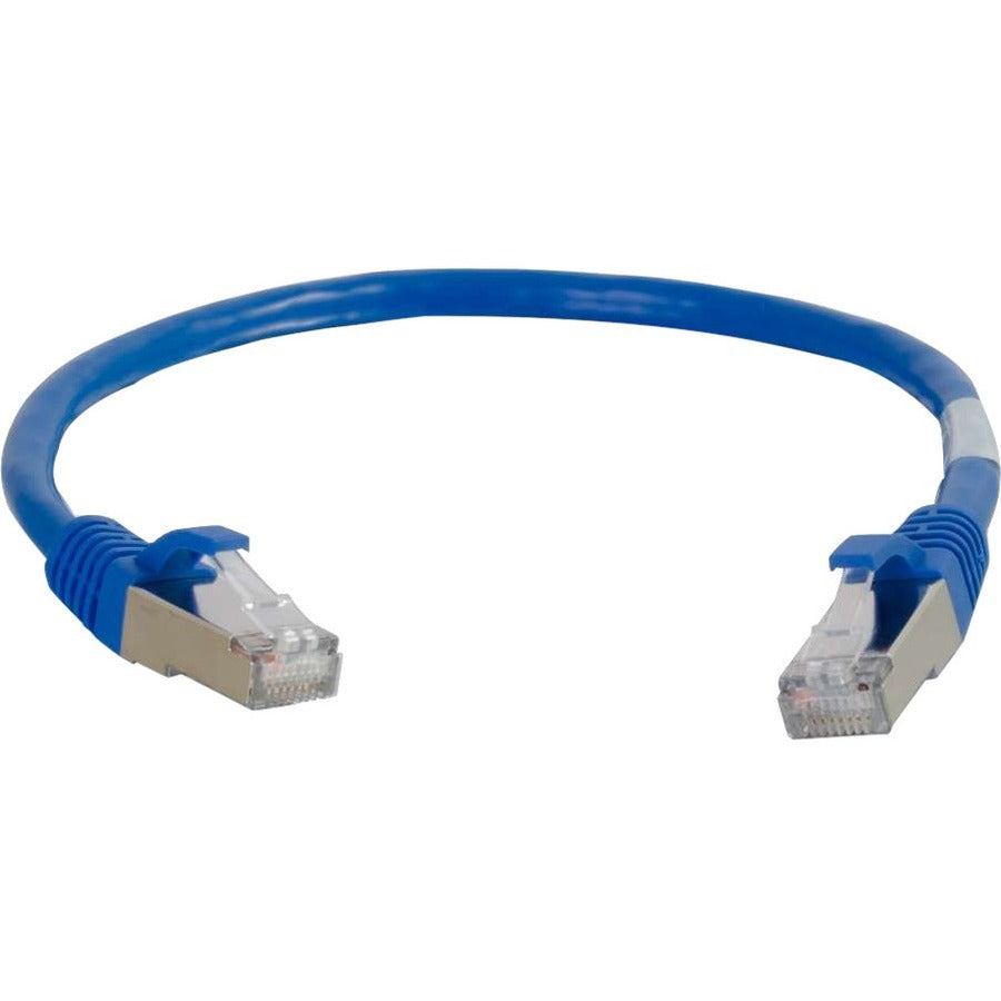 C2G 30m Cat6a Booted Shielded (SSTP) Network Patch Cable - Blue 89930