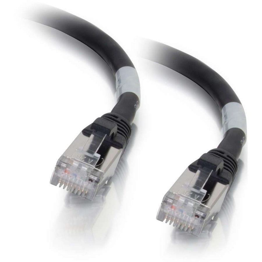 C2G 10m Cat6a Booted Shielded (SSTP) Network Patch Cable - Black 89932