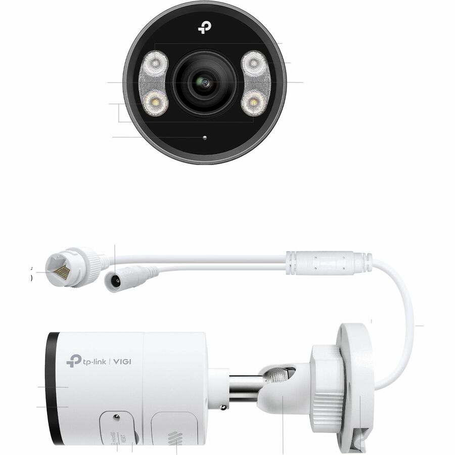 TP-Link VIGI C345 4 Megapixel Outdoor Network Camera - Color - Bullet VIGI C345(2.8MM)