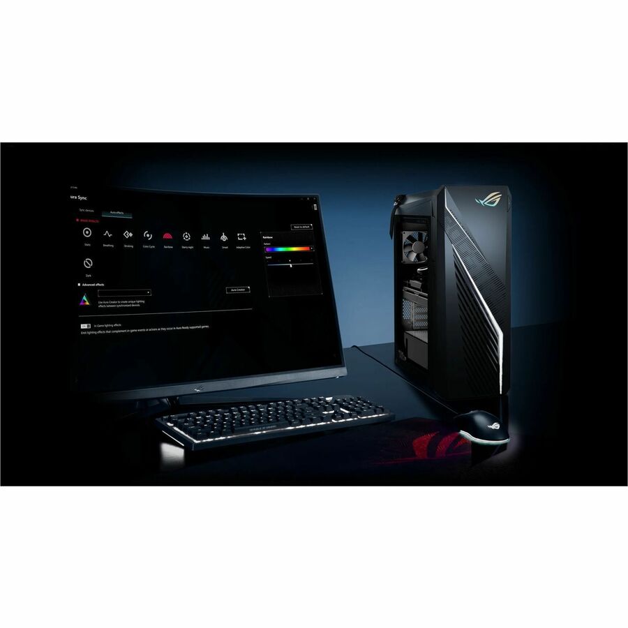 Asus ROG Strix G16CHR G16CHR-BSI74070S1T-CB Gaming Desktop Computer - Intel Core i7 14th Gen i7-14700F - 32 GB - 1 TB SSD - Mid-tower - Gray G16CHR-BSI74070S1T-CB