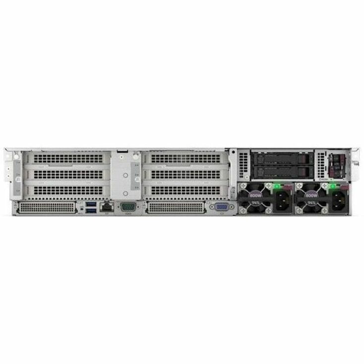 HPE ProLiant DL345 G11 2U Rack Server - 1 x AMD EPYC 9354P 3.25 GHz - 256 GB RAM - 3.84 TB SSD - (2 x 1.92TB) SSD Configuration - Serial ATA/600 Controller P75332-005