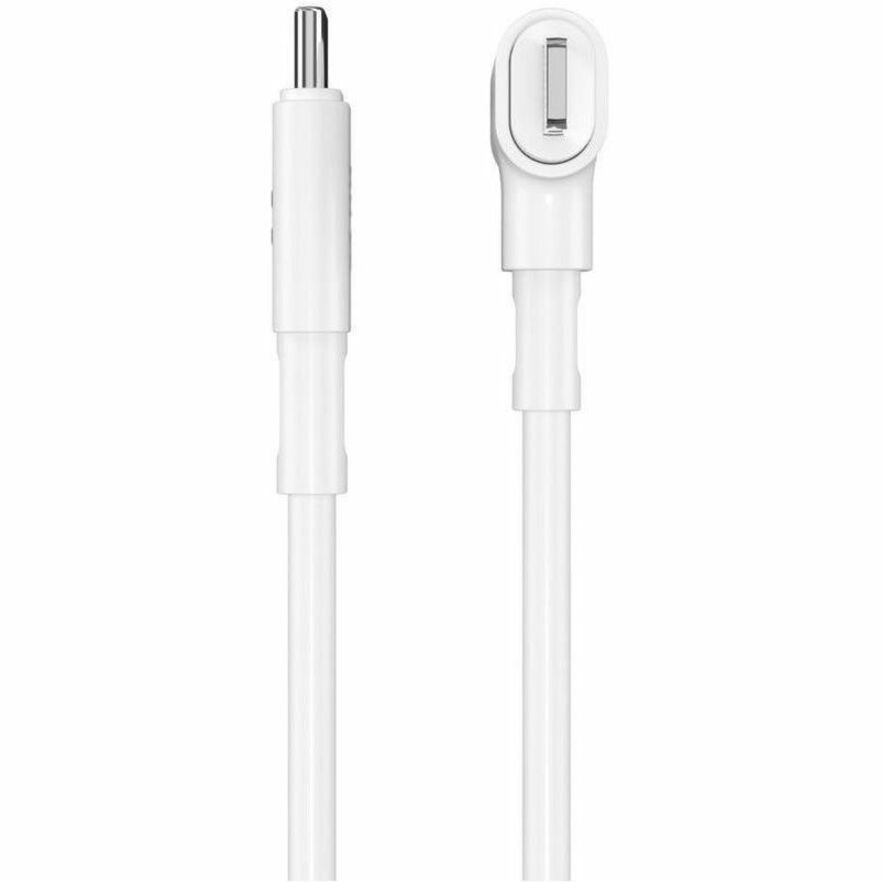 Targus HyperJuice USB-C and Lightning Hybrid Silicone Cable (1.5m/5ft) - White HJ4010WHGL