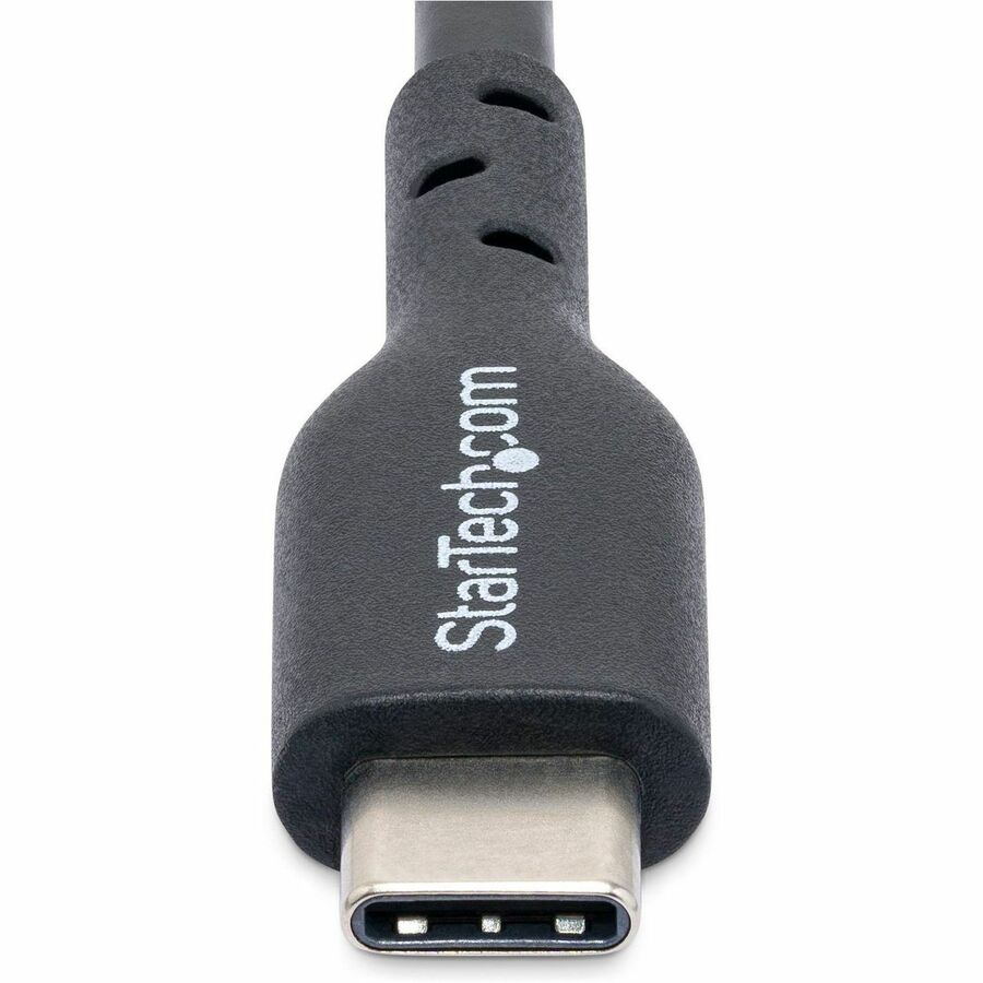 StarTech.com 6ft (1.8m) USB-C Charging Cable, USB 2.0 Type-C Laptop Charger Cord, 60W Power Delivery, TPE Jacket, Data Transfer Cable USB2CC6FBKE