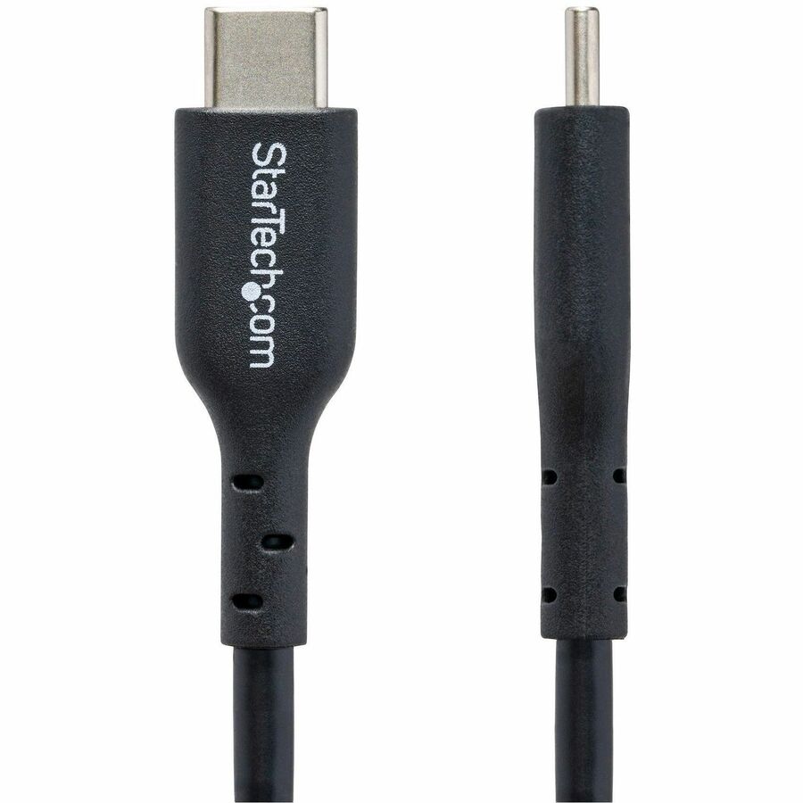 StarTech.com 6ft (1.8m) USB-C Charging Cable, USB 2.0 Type-C Laptop Charger Cord, 60W Power Delivery, TPE Jacket, Data Transfer Cable USB2CC6FBKE