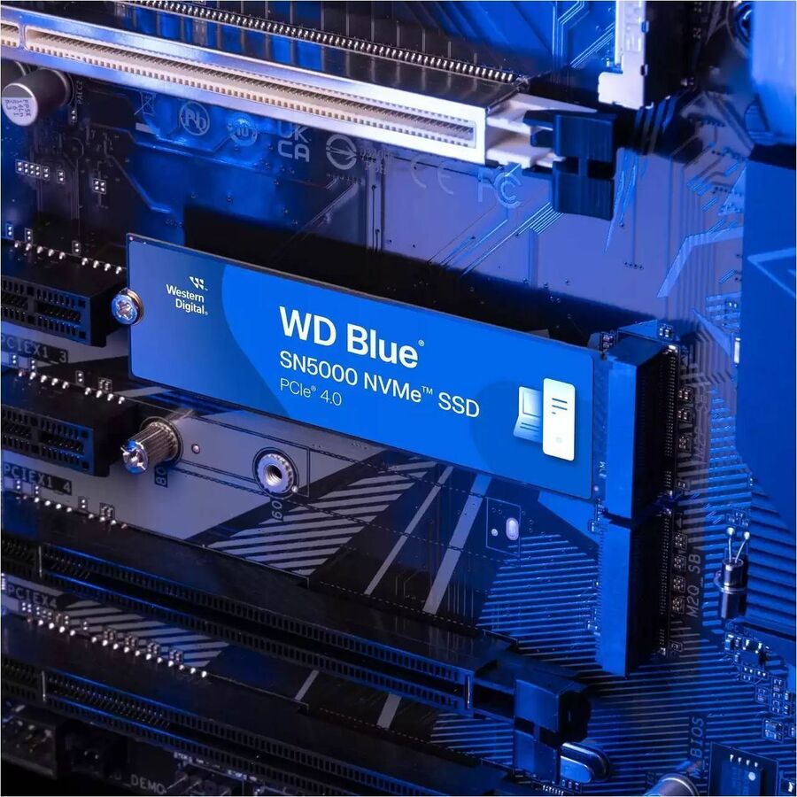 WD Blue SN5000 WDS200T4B0E 2 TB Solid State Drive - M.2 2280 Internal - PCI Express NVMe (PCI Express NVMe 4.0 x4) WDS200T4B0E