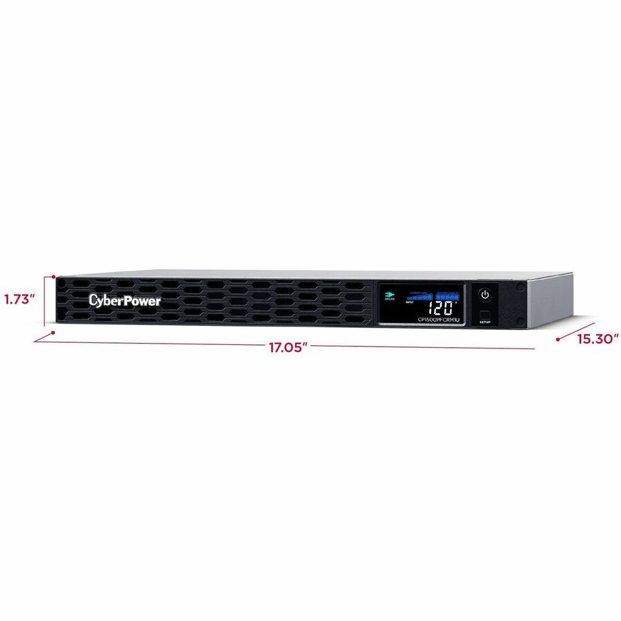 CyberPower PFC Sinewave CP1500PFCRM1U 1500VA Rack-mountable UPS CP1500PFCRM1U