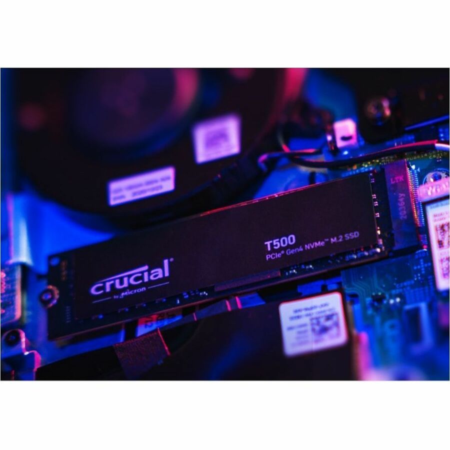 Crucial T500 4 TB Solid State Drive - M.2 2280 Internal - PCI Express NVMe (PCI Express NVMe 4.0 x4) CT4000T500SSD3