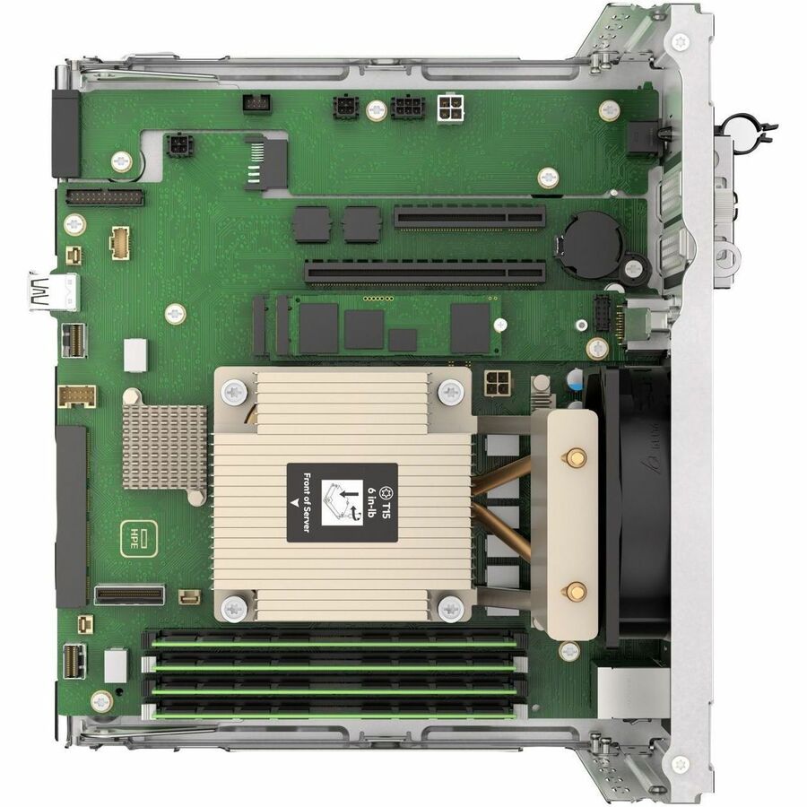 HPE ProLiant MicroServer Gen11 Ultra Micro Tower Server - 1 x Intel Pentium Gold G7400 3.70 GHz - 16 GB RAM - 1 TB HDD - Serial ATA/600 Controller P74439-005