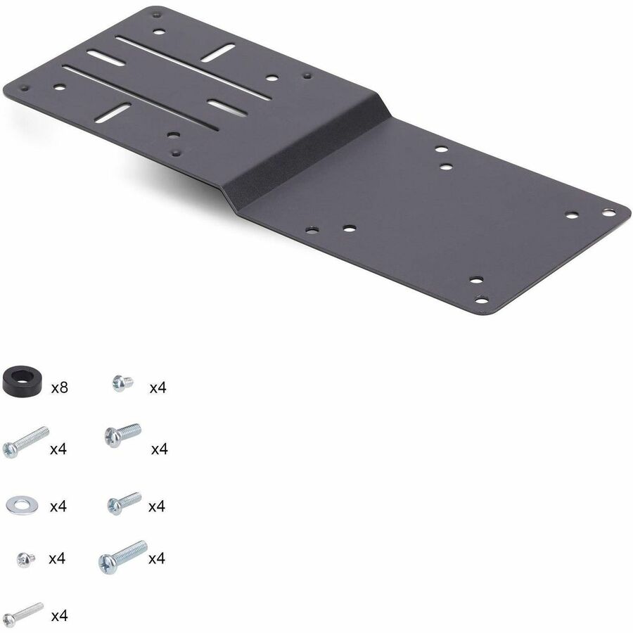 StarTech.com VESA Mounting Bracket for NUC/Thin Clients or Laptop Docking Stations, VESA 75x75/100x100 Compatible DOCK-NUC-VESA-MOUNT