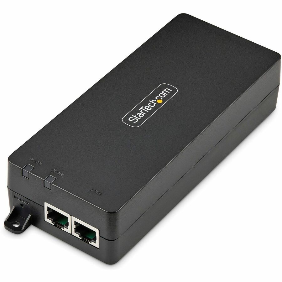 StarTech.com 1-Port 10Gbps Gigabit PoE++ Injector, 90W, 2.5/5/10G Ethernet/10/100/1000M, PoE++ (802.3af/at/bt), Wall Mountable, Unmanaged AF41XC-POE-INJECTOR