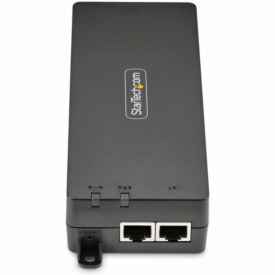 StarTech.com 1-Port 10Gbps Gigabit PoE++ Injector, 90W, 2.5/5/10G Ethernet/10/100/1000M, PoE++ (802.3af/at/bt), Wall Mountable, Unmanaged AF41XC-POE-INJECTOR