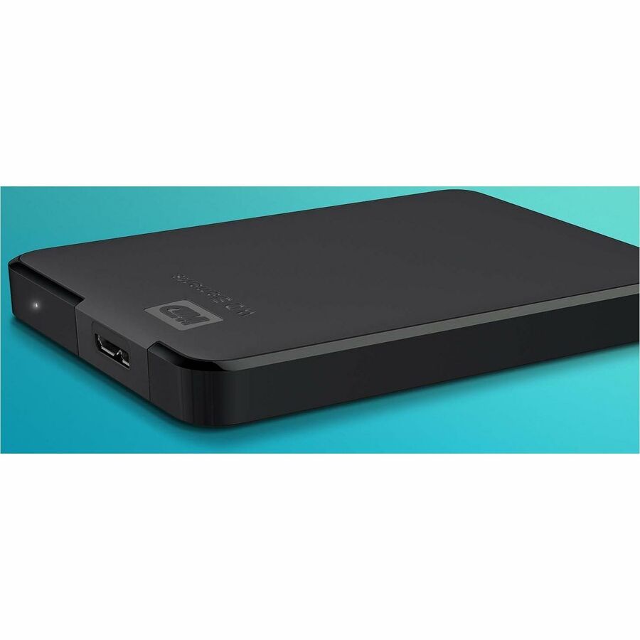 WD Elements WDBHJS0060BBK-WESN 6 TB Portable Hard Drive - External - Black WDBHJS0060BBK-WESN