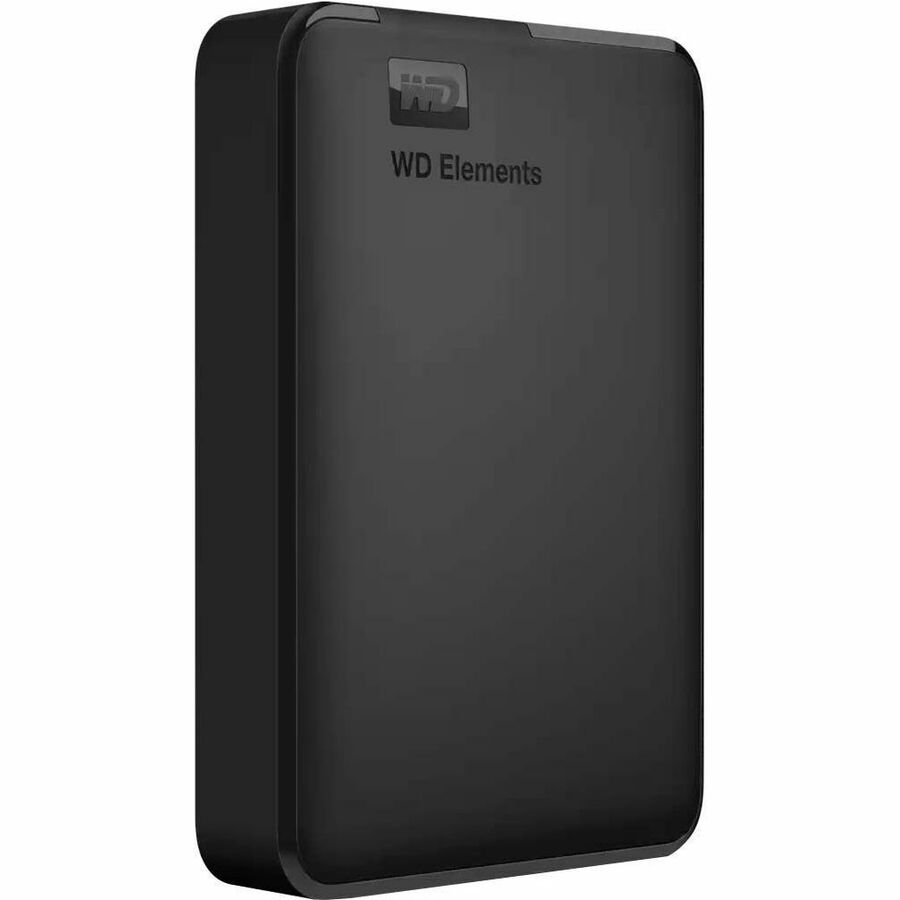 WD Elements WDBHJS0060BBK-WESN 6 TB Portable Hard Drive - External - Black WDBHJS0060BBK-WESN