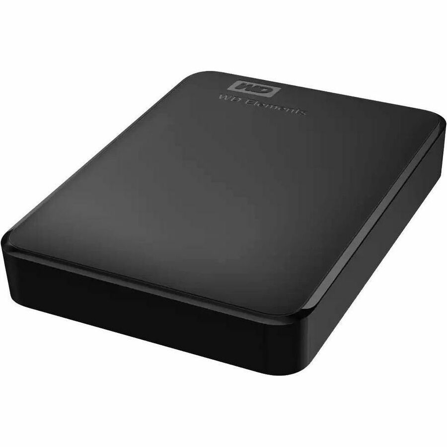 WD Elements WDBHJS0060BBK-WESN 6 TB Portable Hard Drive - External - Black WDBHJS0060BBK-WESN