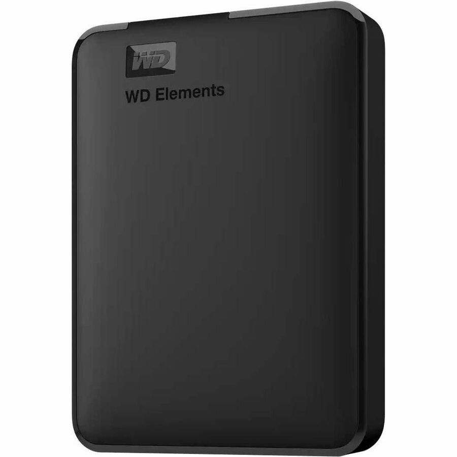 WD Elements WDBHJS0060BBK-WESN 6 TB Portable Hard Drive - External - Black WDBHJS0060BBK-WESN