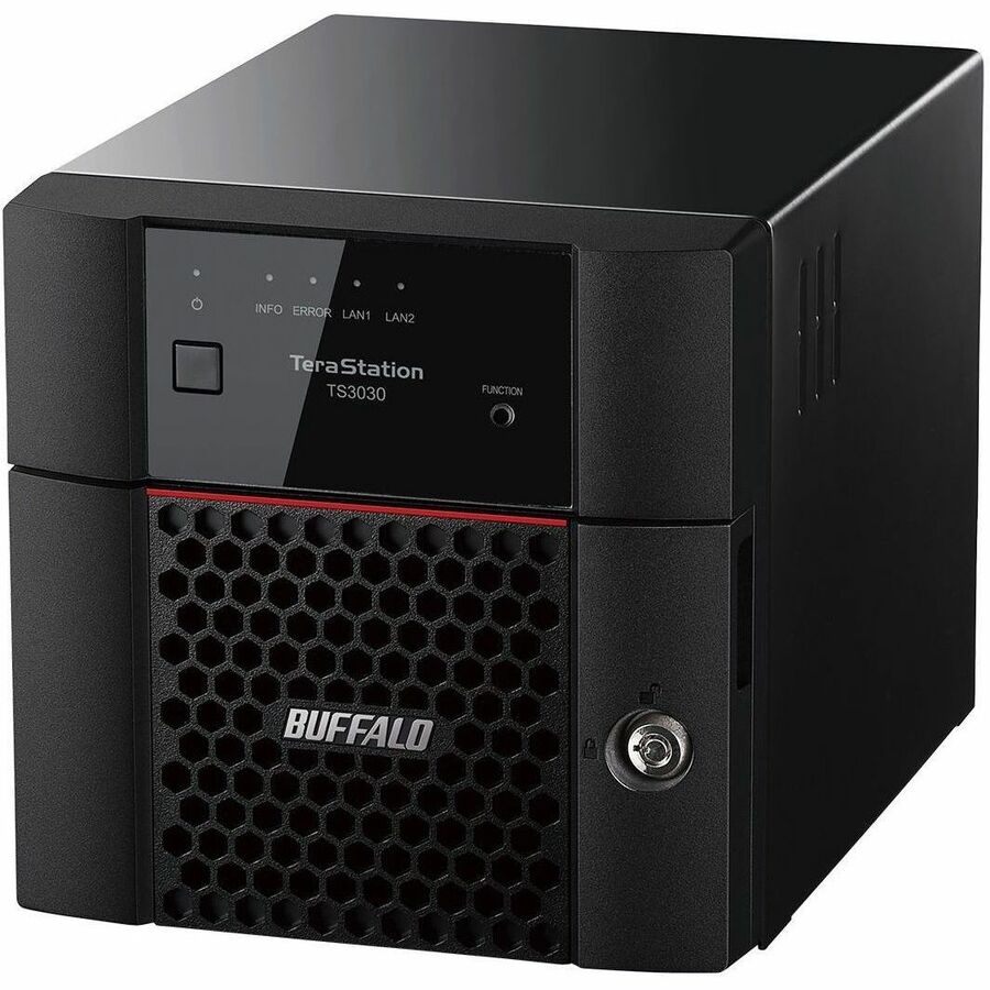 BUFFALO TeraStation 3230DN 2-Bay Desktop NAS 8TB (2x4TB) HDD Included 2.5GBE iSCSI TAA Compliant TS3230DN0802