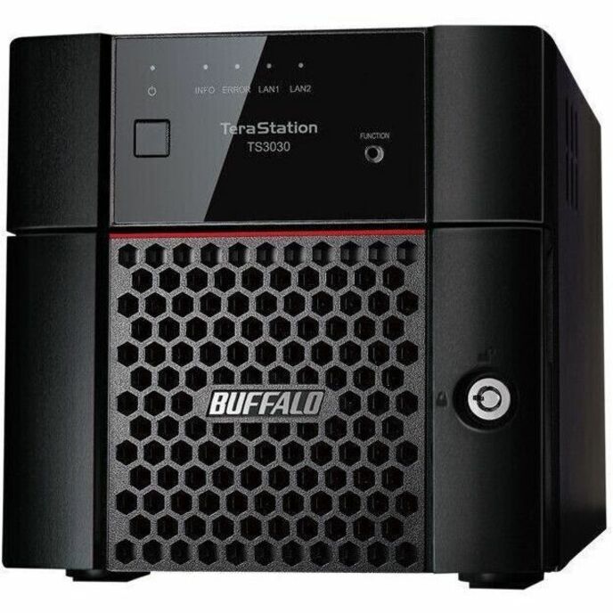 BUFFALO TeraStation 3230DN 2-Bay Desktop NAS 8TB (2x4TB) HDD Included 2.5GBE iSCSI TAA Compliant TS3230DN0802