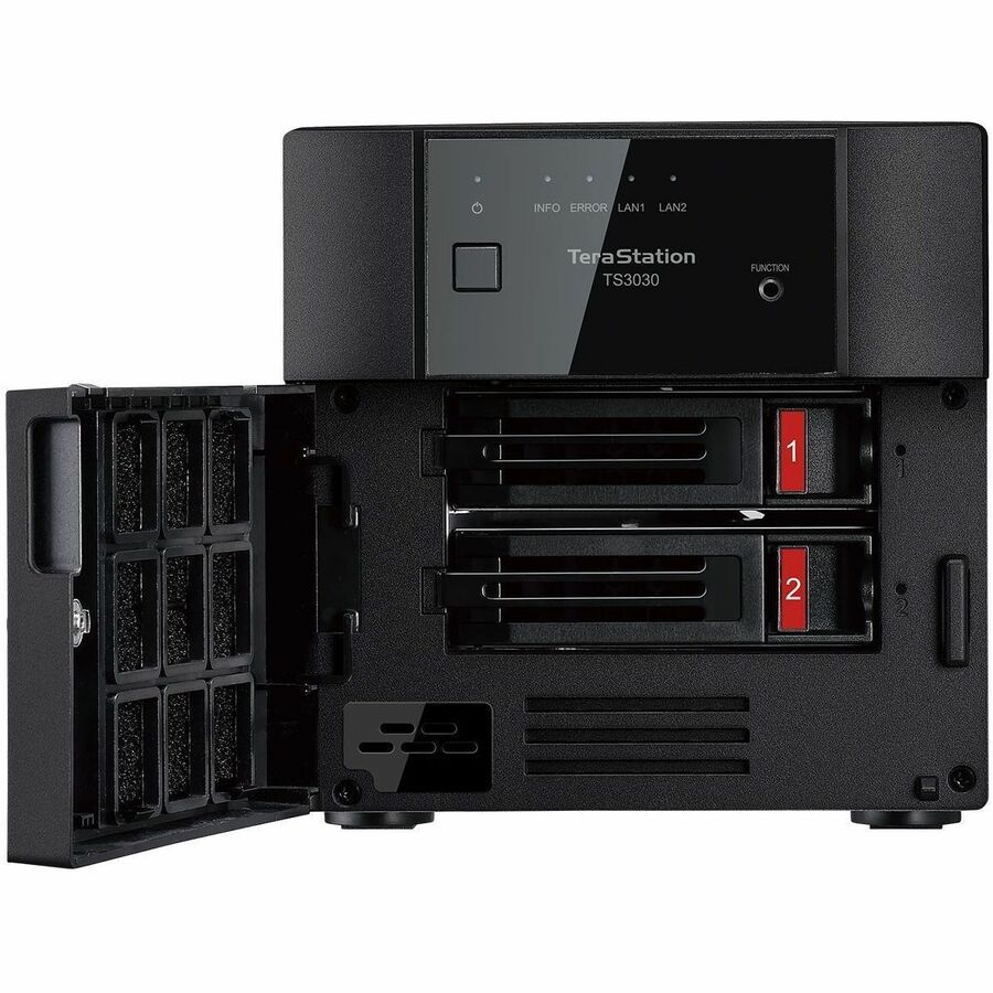 BUFFALO TeraStation 3230DN 2-Bay Desktop NAS 8TB (2x4TB) HDD Included 2.5GBE iSCSI TAA Compliant TS3230DN0802