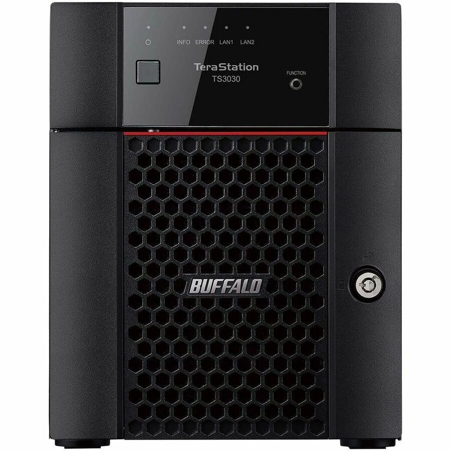 BUFFALO TeraStation 3430DN 4-Bay Desktop NAS 16TB (4x4TB) HDD Included 2.5GBE iSCSI TAA Compliant TS3430DN1604