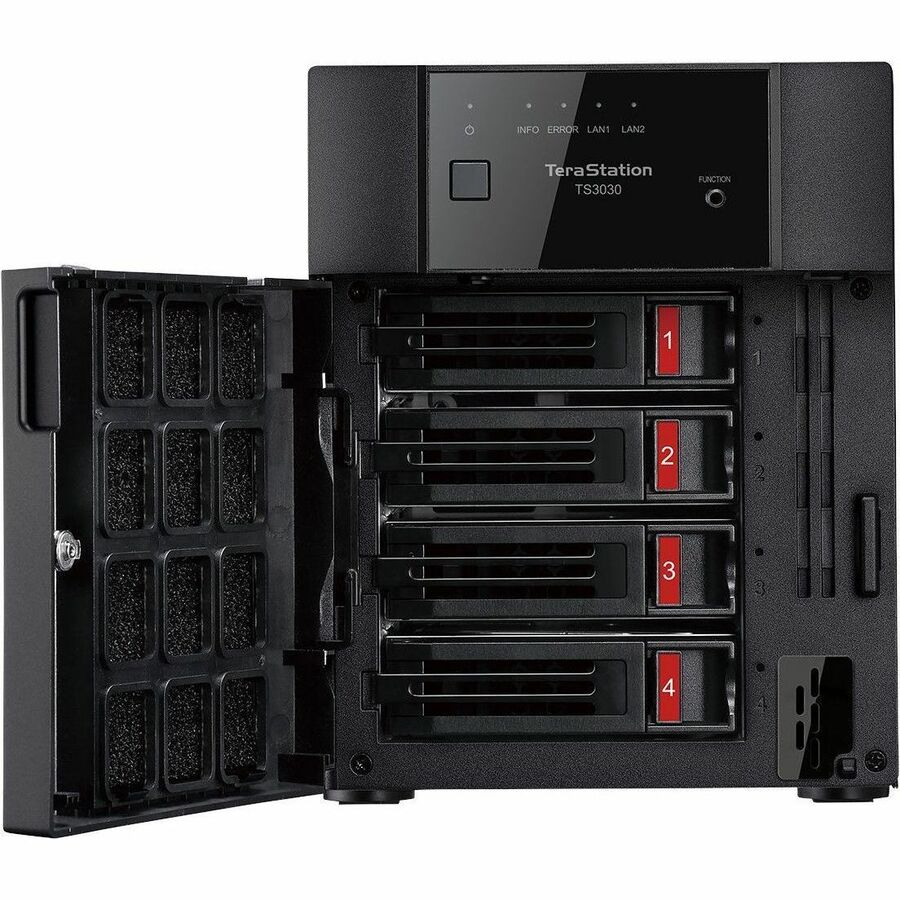 BUFFALO TeraStation 3430DN Partially-populated 2-Bay Desktop NAS 8TB (2x4TB) HDD Included 2.5GBE iSCSI TAA Compliant TS3430DN0802