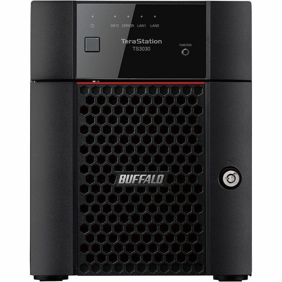 BUFFALO TeraStation 3430DN Partially-populated 2-Bay Desktop NAS 8TB (2x4TB) HDD Included 2.5GBE iSCSI TAA Compliant TS3430DN0802