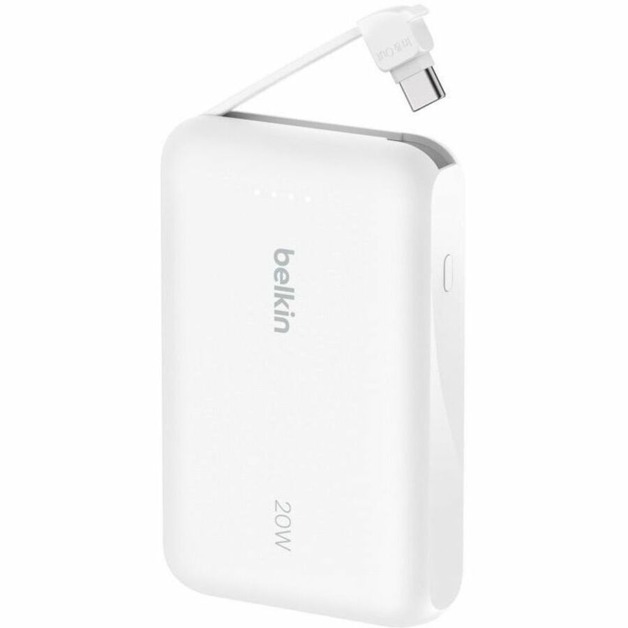 Belkin BoostCharge Power Bank 10K with Integrated Cable BPB021fqWH