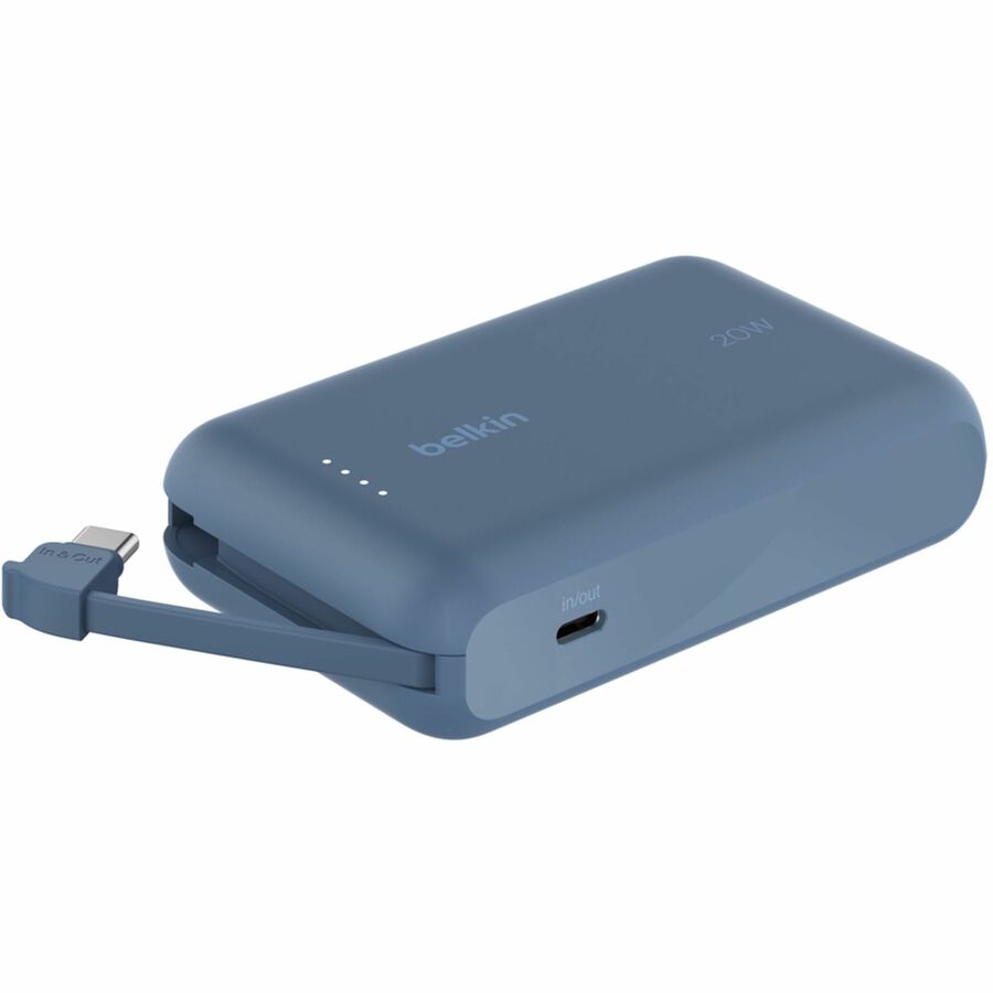 Belkin BoostCharge Power Bank 10K With Integrated Cable BPB021fqBL