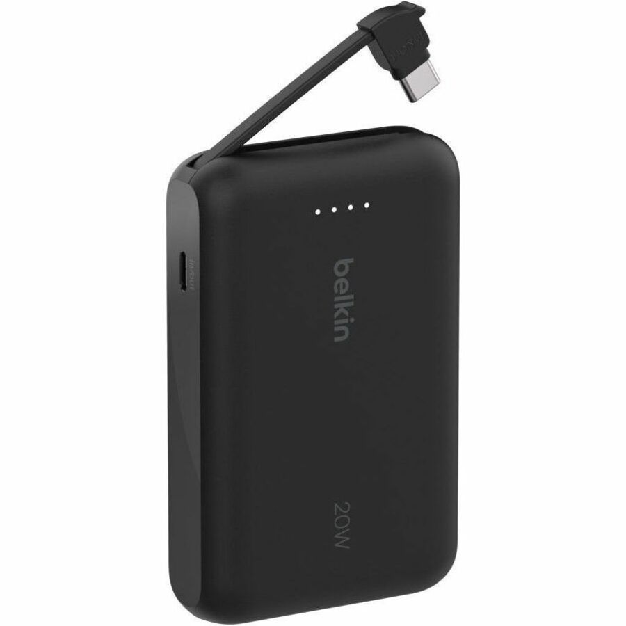 Belkin BoostCharge Power Bank 10K With Integrated Cable BPB021fqBK