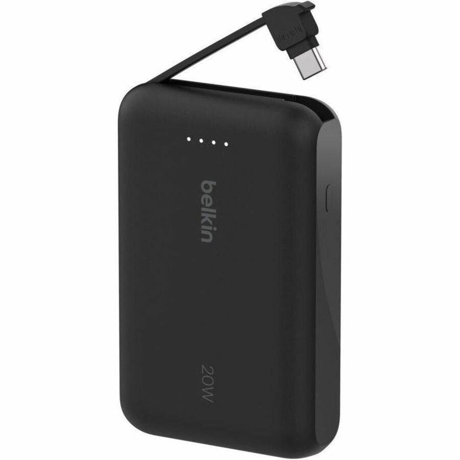 Belkin BoostCharge Power Bank 10K With Integrated Cable BPB021fqBK