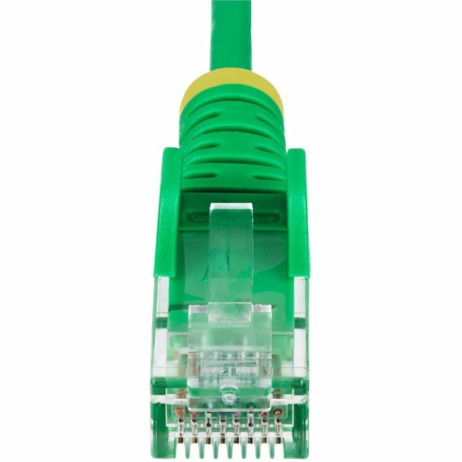 StarTech.com 10ft Green Slim CAT6 Ethernet Cable, Slim Snagless RJ45, UTP, LSZH, 28AWG Bare Copper, Slim Network Patch Cord, Fluke Tested N6PAT10GNS