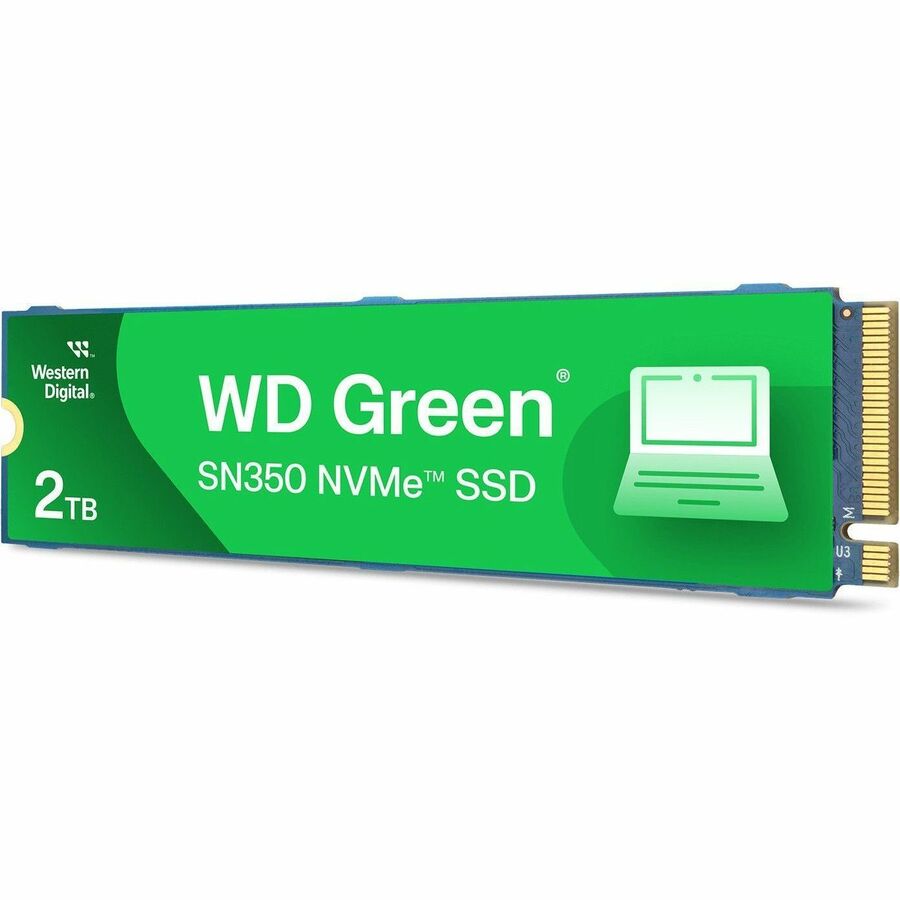 WD Green SN350 WDS200T3G0C-00AZL0 2 TB Solid State Drive - M.2 2280 Internal - PCI Express NVMe (PCI Express NVMe 3.0 x4) WDS200T3G0C-00AZL0