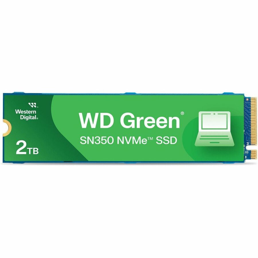 WD Green SN350 WDS200T3G0C-00AZL0 2 TB Solid State Drive - M.2 2280 Internal - PCI Express NVMe (PCI Express NVMe 3.0 x4) WDS200T3G0C-00AZL0