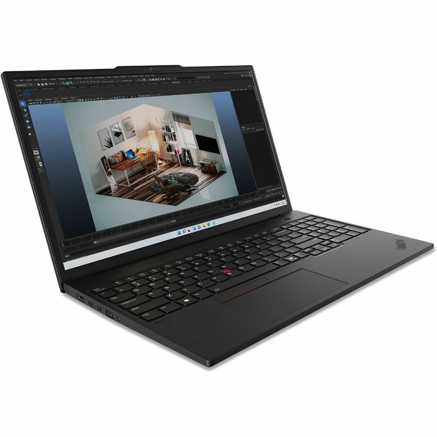 Lenovo ThinkPad P16s Gen 3 21KS0043CA 16" Mobile Workstation - WUXGA - Intel Core Ultra 7 165H - vPro Technology - 16 GB - 512 GB SSD - French Keyboard - Black 21KS0043CA