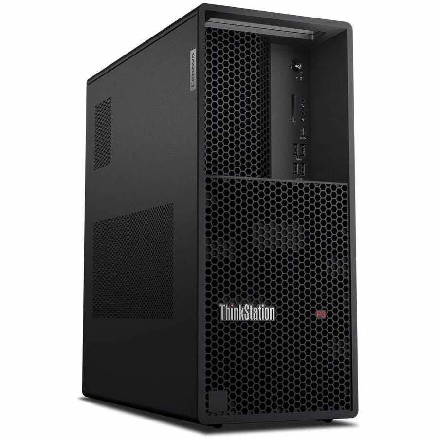 Lenovo ThinkStation P3 30GS00GQUS Workstation - 1 x Intel Core i5 14th Gen i5-14500 - vPro Technology - 16 GB - 512 GB SSD - Tower 30GS00GQUS