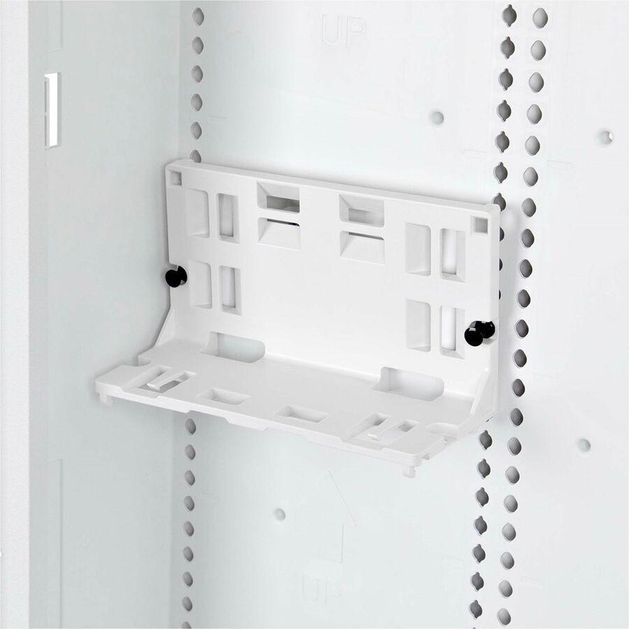 StarTech.com 28in Wall-Mount Media Enclosure, Cable Management Box for Network Distribution, Mounting Fixtures/Modules Included, White 28P1-MEDIA-ENCLOSURE