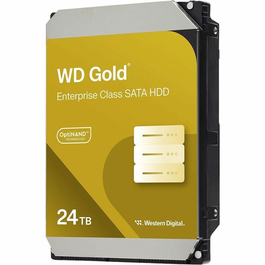 WD Gold WD242KRYZ 24 TB Hard Drive - 3.5" Internal - SATA (SATA/600) - Conventional Magnetic Recording (CMR) Method WD242KRYZ