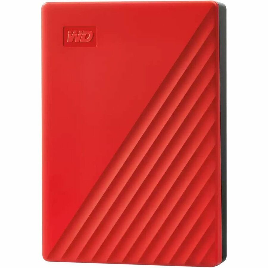 WD My Passport WDBR9S0060BRD-WESN 6 TB Portable Hard Drive - External - Red WDBR9S0060BRD-WESN