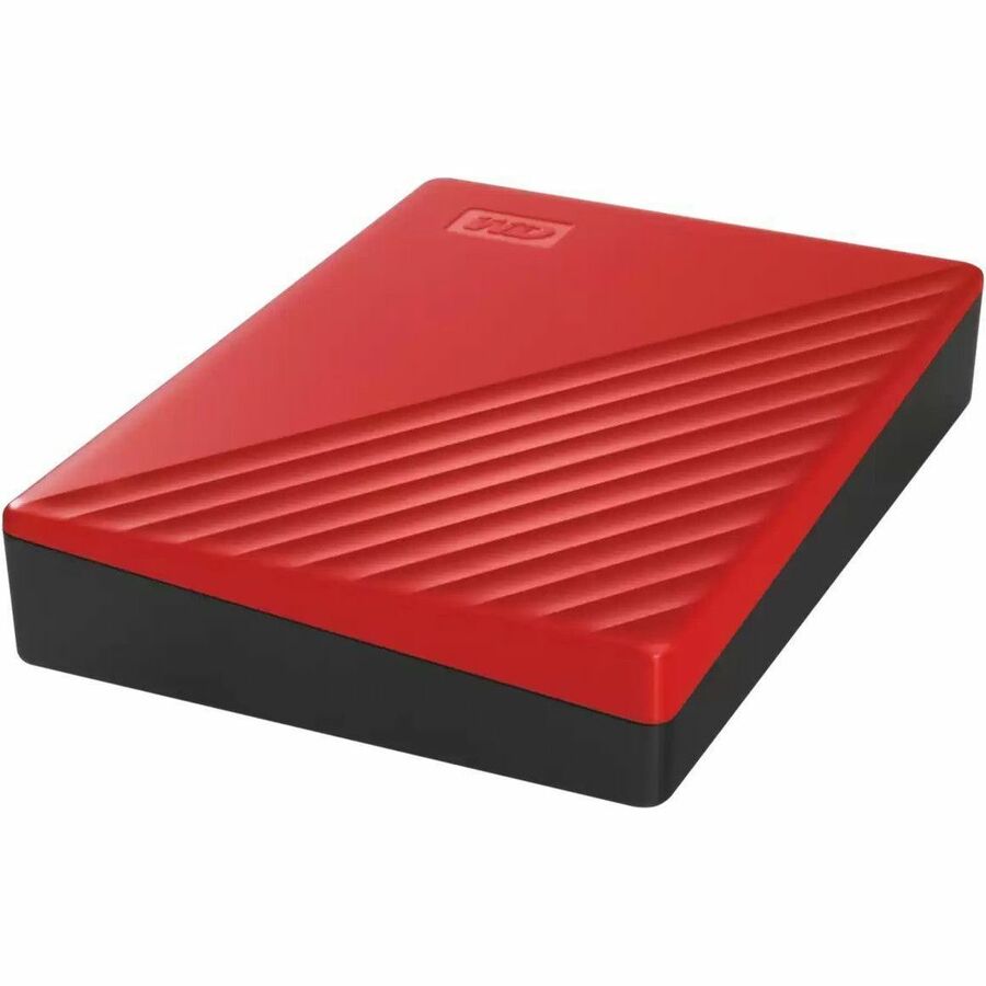 WD My Passport WDBR9S0060BRD-WESN 6 TB Portable Hard Drive - External - Red WDBR9S0060BRD-WESN