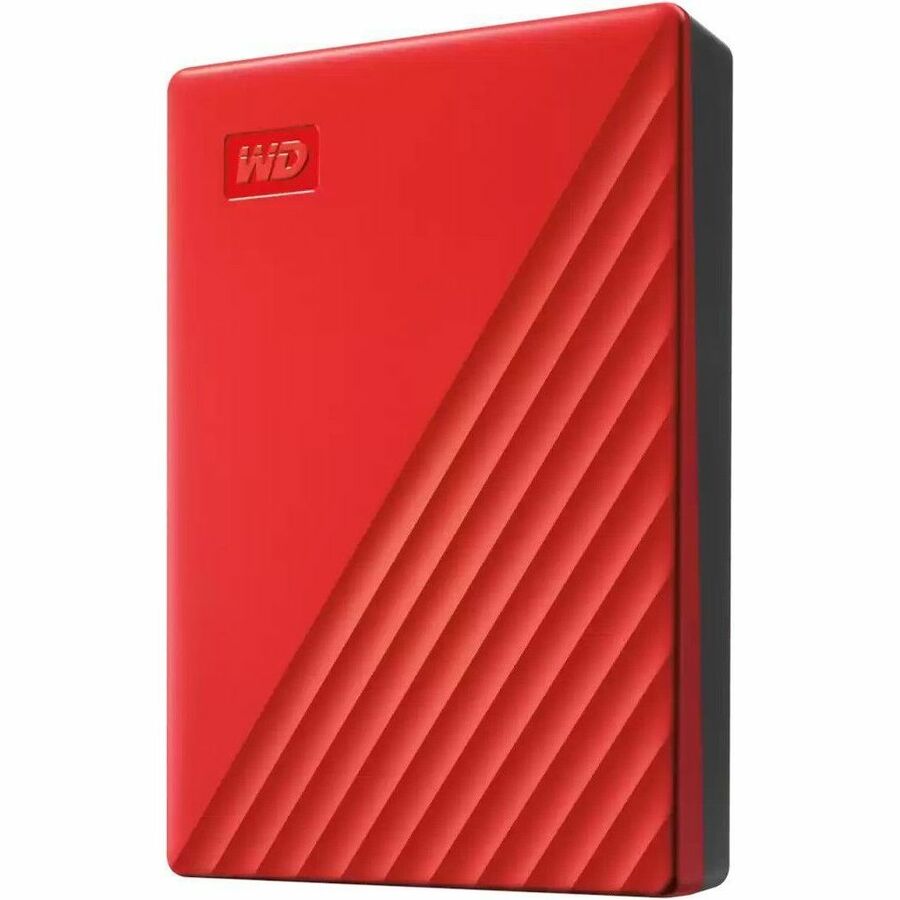 WD My Passport WDBR9S0060BRD-WESN 6 TB Portable Hard Drive - External - Red WDBR9S0060BRD-WESN