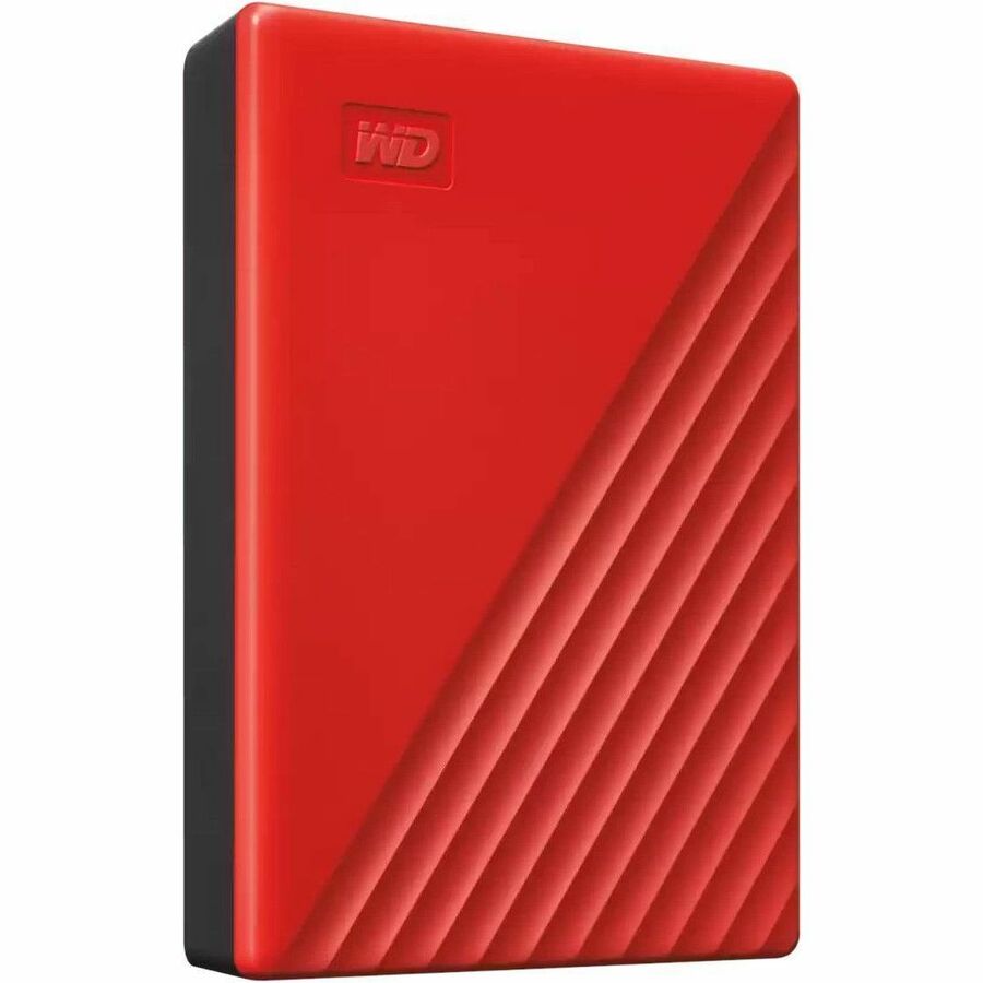 WD My Passport WDBR9S0060BRD-WESN 6 TB Portable Hard Drive - External - Red WDBR9S0060BRD-WESN